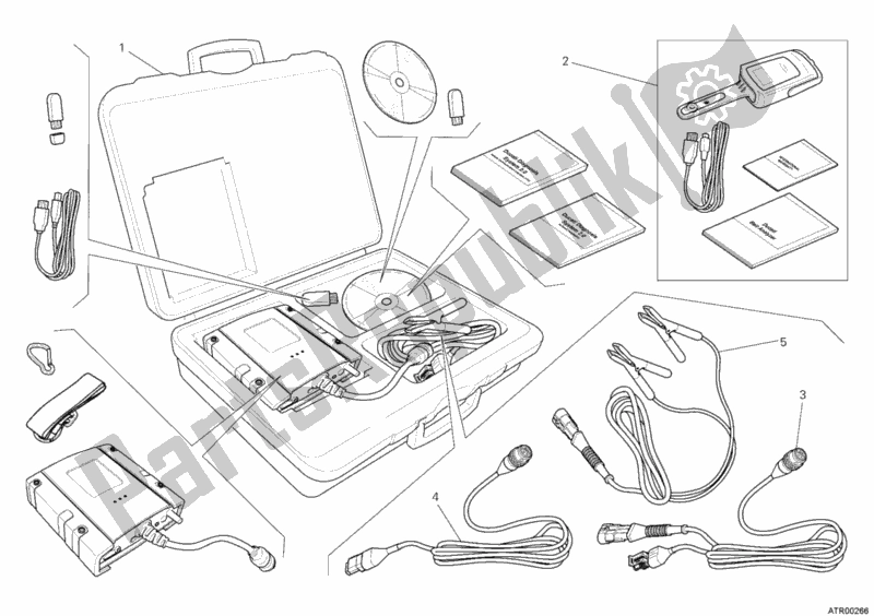 Toutes les pièces pour le Vérifier L'instrument Dds du Ducati Superbike 848 EVO Corse SE USA 2012